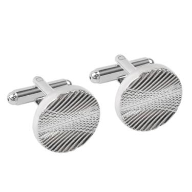 Imagem de Abotoaduras para homens camisa francesa exclusiva punho formal negócios camisas smoking presente de casamento negócios, One Size, Metal, Sem Pedra Preciosa