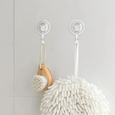 Imagem de 1 peça de ganchos de ventosa multiuso fortes e reutilizáveis ganchos de sucção a vácuo para banheiro, janela, vidro, cozinha, cabides para toalha