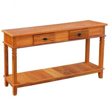 Imagem de Aparador 1,5 M Madeira Maciça 2 Gavetas E 1 Prateleira Natural