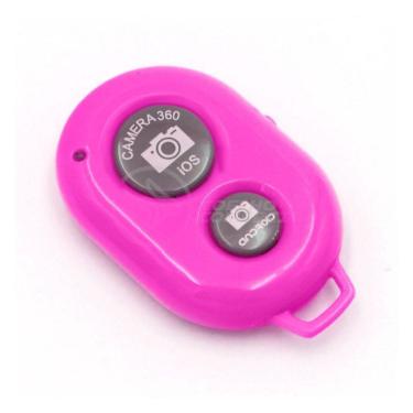 Imagem de Controle Remoto Disparador De Fotos Bluetooth Selfie - Rosa