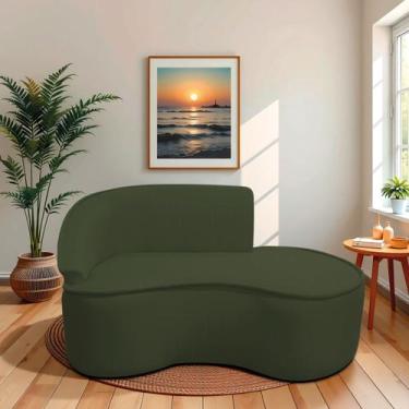Imagem de Divã Recamier Curvo Sala de Estar Recepção Marrocos 150cm Lado Direito