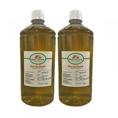 Imagem de 2 Lt Óleo De Rícino Puro ( Azeite De Mamona ) - Bella Donna