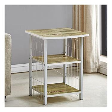 Imagem de YWangQiang Suporte de impressora para mesa, suporte de impressora de três camadas, rack de arquivos, estante de livros, armazenamento doméstico, escritório, cozinha, artigos diversos, impressora, mesa