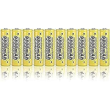 Imagem de Baterias de lítio Aa 10 peças 9800mAh grande capacidade Ba Mini multifuncional Ba para lanterna, laptop, controle remoto, brinquedos