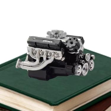 Imagem de Kits de motor para adultos – Kit de motor de brinquedo, ornamento de mesa criativo em resina para exibição de hobby educação, sala de aula, casa, oficina, aniversário, local de trabalho, colecionador
