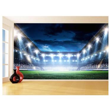 Imagem de Papel De Parede 3D Esporte Estádio Gramado Campo 3,5M Spt69 - Você Dec
