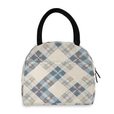 Imagem de GUIJI Lancheira com isolamento azul claro, lancheira reutilizável à prova de vazamento para mulheres e homens, lancheira térmica para trabalho e viagens