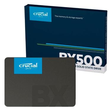 Imagem de SSD Crucial 500GB BX500 SATA III 2.5" Leitura 550MB/s Gravação 500MB/s CT500BX500SSD1