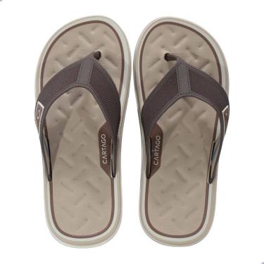Imagem de Chinelo Cartago Malaga Sport Bege/Marrom/Azul