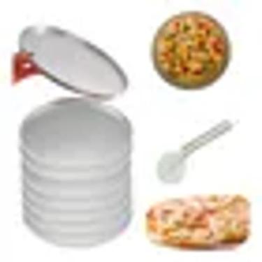 Imagem de Forma Para Assar e Servir Pizza em Alumínio C/Borda Reforçada Nº 35 C/