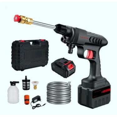 Imagem de Lavadora De Carro Motos Parede Jardinagem Jato De Alta Pressão Recarre