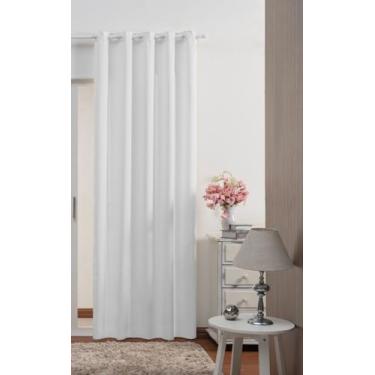 Imagem de Cortina Oxford Tecido 1,40x2,50 Varão Porta -1 parte - filomena cortin