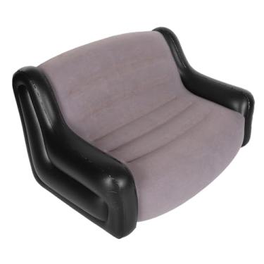 Imagem de AUNMAS Sofá Inflável, Inflação Rápida, Desinflação Macia, Confortável, sofá Inflável de Dois Lugares Com Apoio de Braço para Quarto de Acampamento