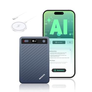 Imagem de EVISTR Gravador de voz AI com transcrição, gravador de notas AI com controle de aplicativo, transcrição e resumo, suporta gravadores de áudio em mais de 100 idiomas para intercâmbio internacional de