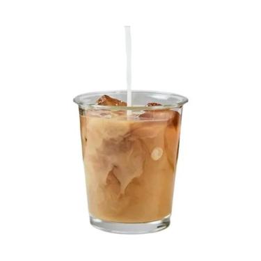 Imagem de Copo De Café De Vidro Transparente, Caneca Para Latte, Copo Para Suco 
