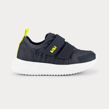 Imagem de Tênis Infantil Bibi Flash Azul Marinho com Amarelo-Masculino