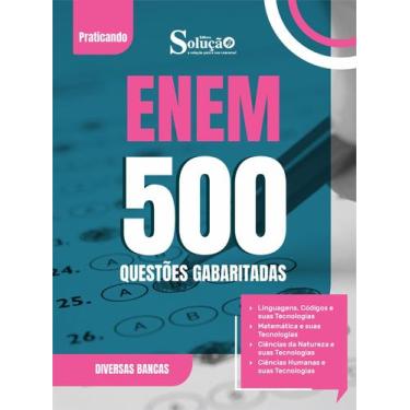 Imagem de Caderno de Questões Gabaritadas  Treino ENEM por Conteúdo - Editora So
