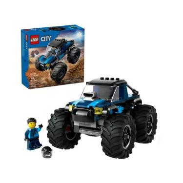 Imagem de Blocos De Montar Lego City Monster Truck Azul 60402