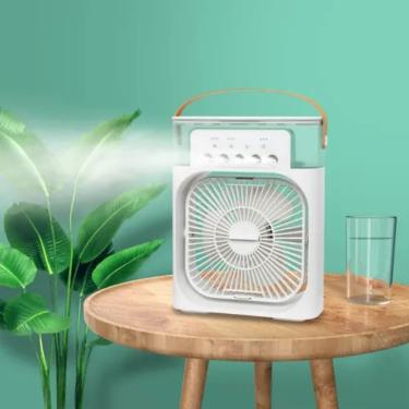 Imagem de Mini Climatizador Portátil MDM Compacto com Umidificador Breeze Silencioso 110V
