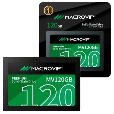 Imagem de HD SSD Macrovip Premium 120GB 2.5" SATA III 6Gb/s Leitura 520Mb/s Grav