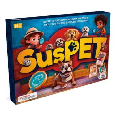Imagem de Jogo de Tabuleiro Suspet Infantil 7 Suspeitos 7 Travessuras 490 Possib