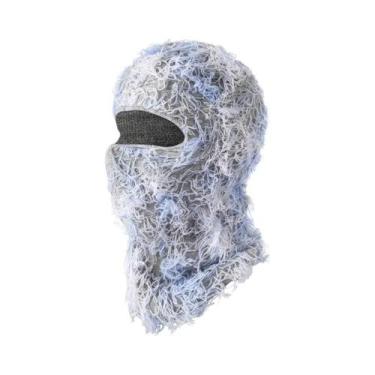 Imagem de Balaclava De Rosto Inteiro Felpuda, Gorro De Inverno Quente E À Prova 