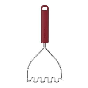 Imagem de Espremedor de Batatas Coreline Espreme com Excelência Aço Inox Fácil de Limpar para Cozinha Vermelho Kitchenaid