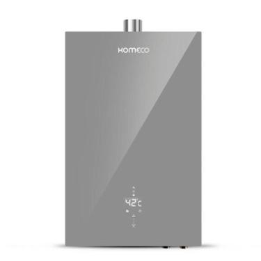 Imagem de Aquecedor De Água A Gás Glp 16l Komeco 16sl Decor Wifi Touch Cinza GLP