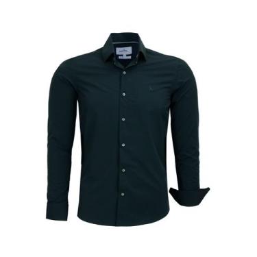 Imagem de Camisa Social Proteção Solar UV 50 Amil Ml Slim Tecido Poliamida E Ela