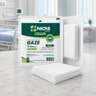 Imagem de Compressa De Gaze Estéril 13 Fios 50 Envelopes / 500 Unid - Casa da Ga