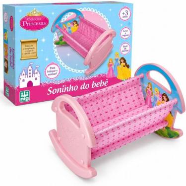 Imagem de Berço de Boneca Era Uma Vez Princesas -Soninho do Bebê - - NIG