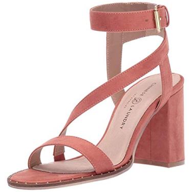 Imagem de Chinese Laundry Sandália feminina de salto Simi, Camurça de argila, 40