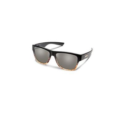 Imagem de Suncloud Redondo Óculos de sol moldados por injeção, Contemporâneo, Matte Tortoise Fade / Polarized Gray, One Size