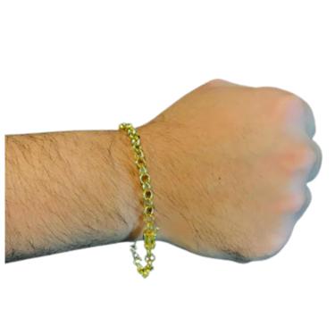 Imagem de Pulseira 5mm Elo Português de Moeda Antiga