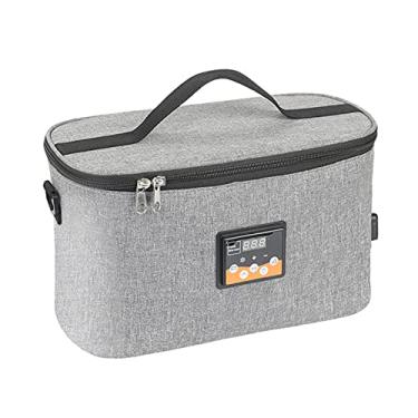 Imagem de Tingpai Forno portátil 12V aquecedor de mentos pa carro forno pessoal com display de tempe tu predefinida 8L lanchei de aquecimento de carro elétrico pa viagem por est da camping
