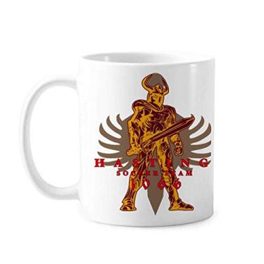 Imagem de Caneca Cultura da Idade Média Brave Saber Warrior Cerâmica Copo de Café Porcelana Utensílios de Mesa