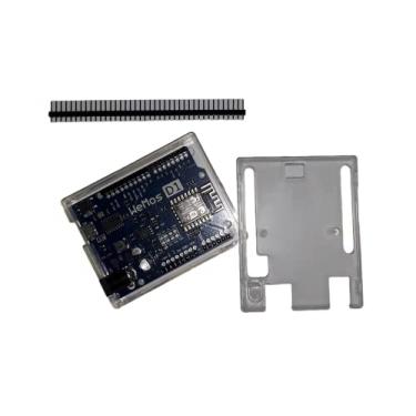 Imagem de Placa de desenvolvimento D1 R2 com ESP8266, compatível com IDE do Arduino e Caixa de Plástico