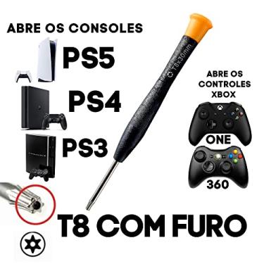 Imagem de Chave Torx T8 com Furo no Meio Para Abrir Controle Xbox360/Xbox One e Console PS3/PS4