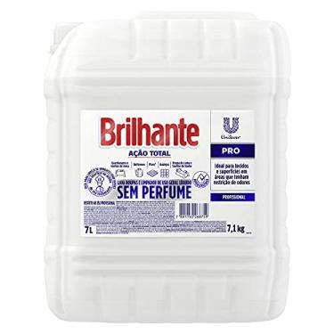 Imagem de Detergente Líquido de Uso Geral sem Perfume Brilhante Ação Total Pro Galão 7l, Brilhante
