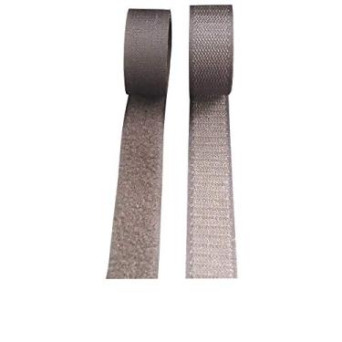 Imagem de Fecho De Contato Macho E Fêmea 25mm X 1 Metro Cor Café