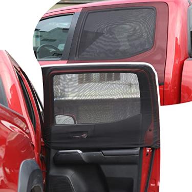 Imagem de LLKUANG 100% de proteção contra insetos para Toyota Tacoma 2011-2020 cortina de carro de malha respirável para porta/janela rede de janela de carro para acampamento - 1 peça
