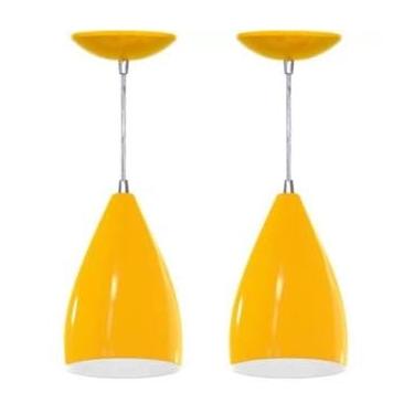 Imagem de Kit 2 Pendentes Vegas (Amarelo / Branco)