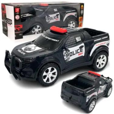 Imagem de Caminhonete Polícia Hytop Com Acessórios  Preto - Bs Toys