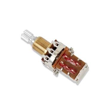 Imagem de Seymour Duncan Potenciômetro push-pull 500k - eixo curto, torneamento suave, potenciômetro de eixo dividido