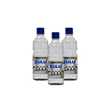 Imagem de Kit 3 Removedor Sem Cheiro Zulu Limpa Vidro Limpa Motor
