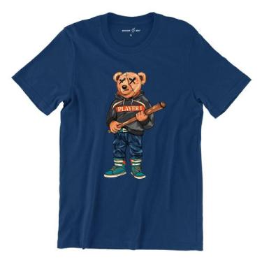 Imagem de Camiseta T-shirt Gola Redonda Unissex Algodão Urso Teddy Tech - Genuin