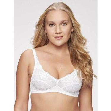 Imagem de Sutiã com Renda Triumph 24340 Sem Aro, 46, Branco