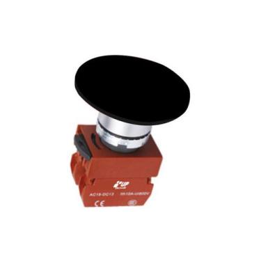 Imagem de Botão Easy Cogumelo CAB 60mm - UP Electronic, Preto