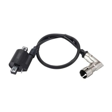 Imagem de Bobina de ignição de 90 graus GOOFIT com escudo para motor vertical ATV Dirt Bike Go Kart CG 125cc 150cc 200cc 250cc