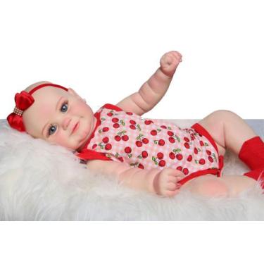 Imagem de Boneca Bebê Reborn Sophia Corpo de Silicone Macio - Mundo Kids